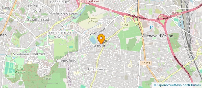 localisation de l'entreprise JAUGARET  VILLENAVE-D'ORNON