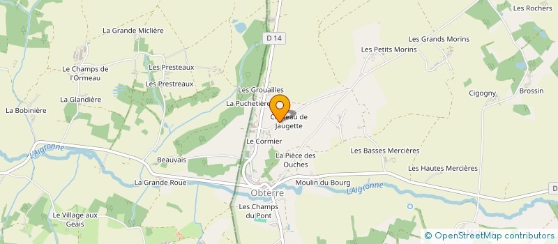 localisation de l'entreprise JAUGETTE MANOIR DES ARTS à OBTERRE
