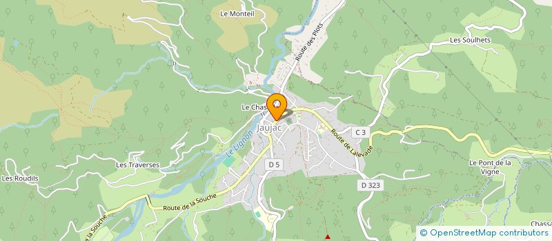 localisation de l'entreprise JAUJAC BISCUIT  JAUJAC