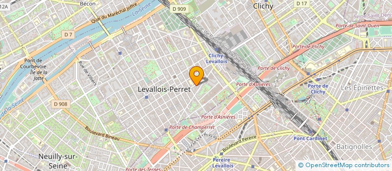 localisation de l'entreprise JAULIN DU SEUTRE DE VIGNEMONT - CHATENOUD à LEVALLOIS-PERRET
