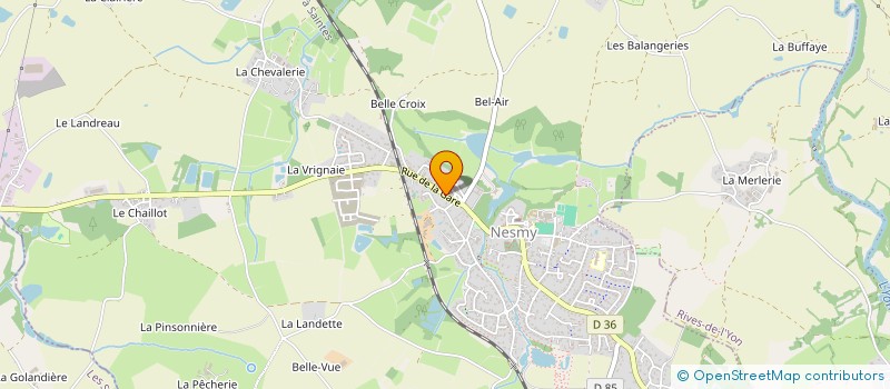 localisation de l'entreprise JAULIN FRERES  NESMY