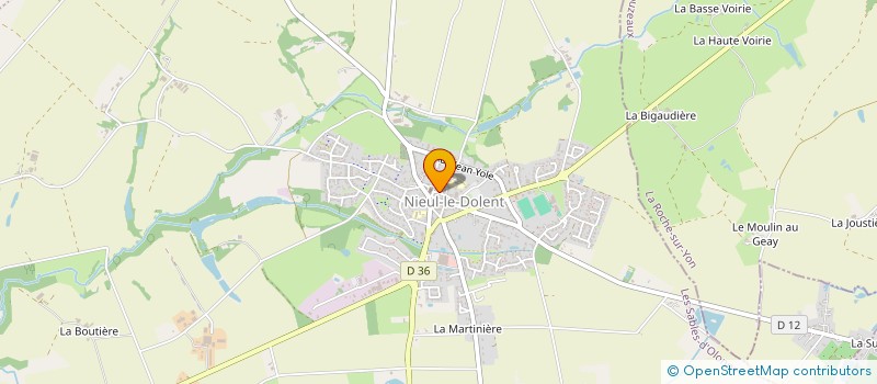 localisation de l'entreprise JAULIN ROCHER MARTINEAU  NIEUL-LE-DOLENT