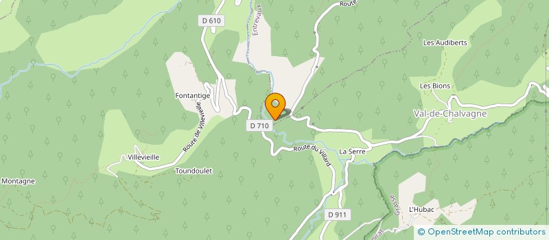 localisation de l'entreprise JAUME 202  ENTREVAUX