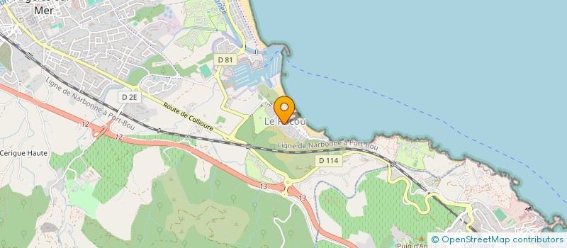 localisation de l'entreprise JAUME  ARGELES SUR MER