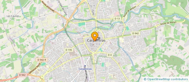 localisation de l'entreprise JAUME ET FILS à CARPENTRAS