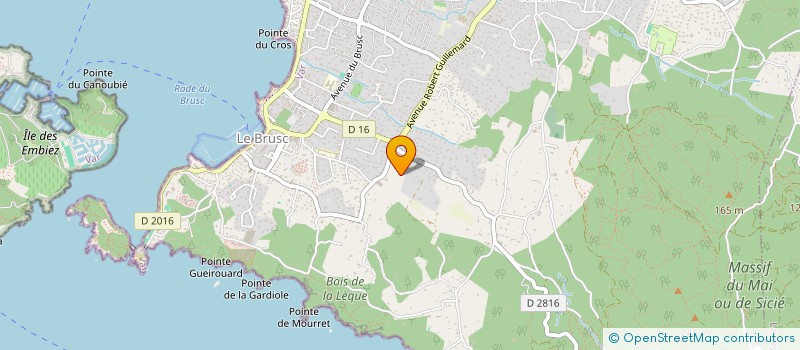 localisation de l'entreprise JAUNE à SIX-FOURS-LES-PLAGES