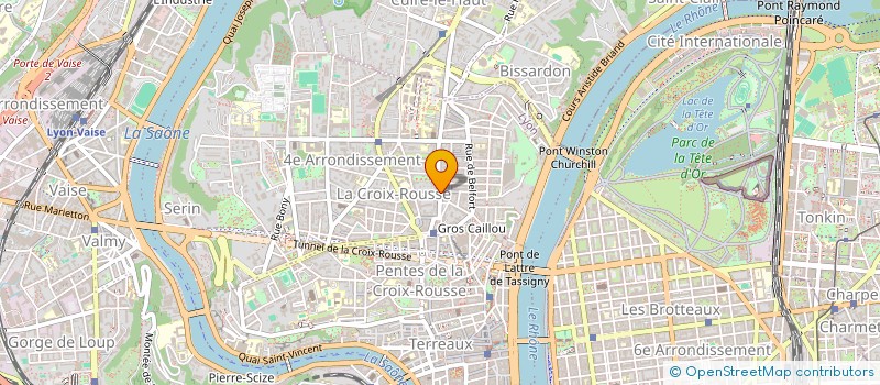 localisation de l'entreprise JAUNE CERISE  LYON