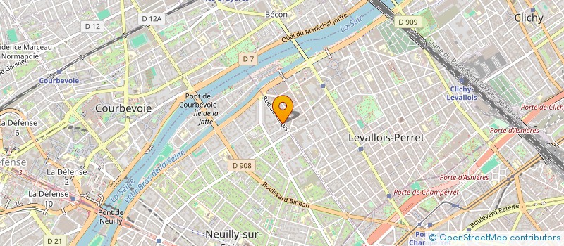 localisation de l'entreprise JAUNE ET GRIS à NEUILLY-SUR-SEINE