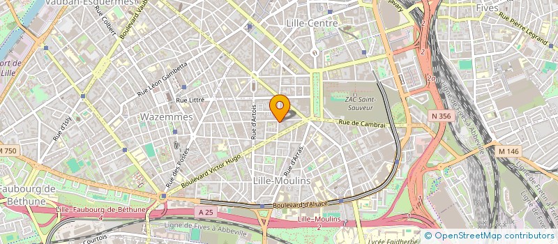 localisation de l'entreprise JAUNE LYS à LILLE