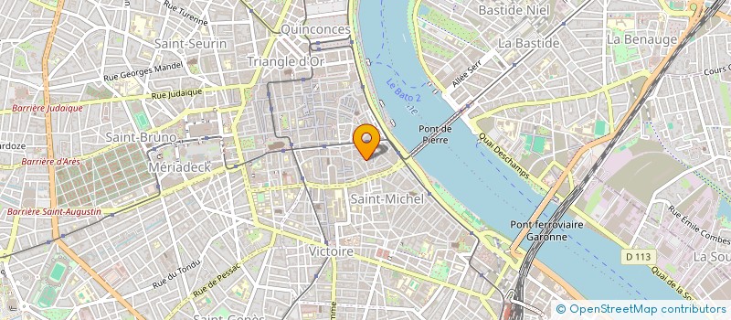 localisation de l'entreprise JAUNE MAGENTA  BORDEAUX