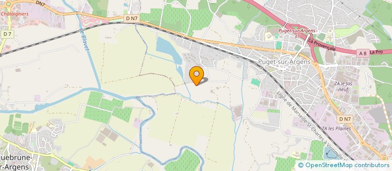 localisation de l'entreprise JAUNE OLIVE GATT à PUGET-SUR-ARGENS