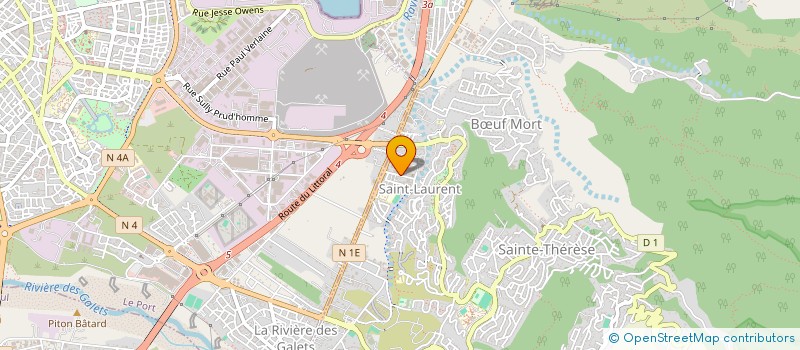 localisation de l'entreprise JAUNE ORANGE BTP à LA POSSESSION