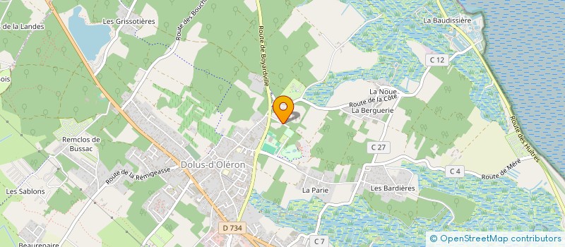 localisation de l'entreprise JAUNE SOLEIL  DOLUS-D'OLERON