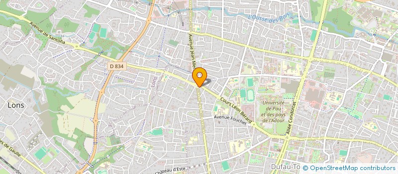 localisation de l'entreprise JAUNEAU ARROUGE à PAU