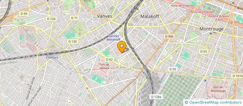 localisation de l'entreprise JAUNEAU ARYAN  MALAKOFF