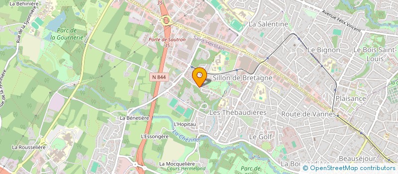 localisation de l'entreprise JAUNET - DOUAY  SAINT-HERBLAIN