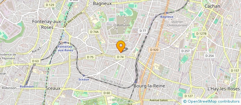 localisation de l'entreprise JAURCA à BAGNEUX