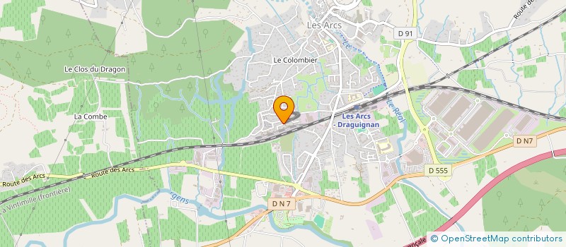 localisation de l'entreprise JAURE MONTROUGE à LES ARCS