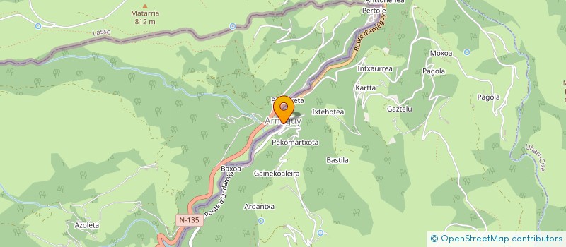 localisation de l'entreprise JAUREGUIBEHERE à LECUMBERRY
