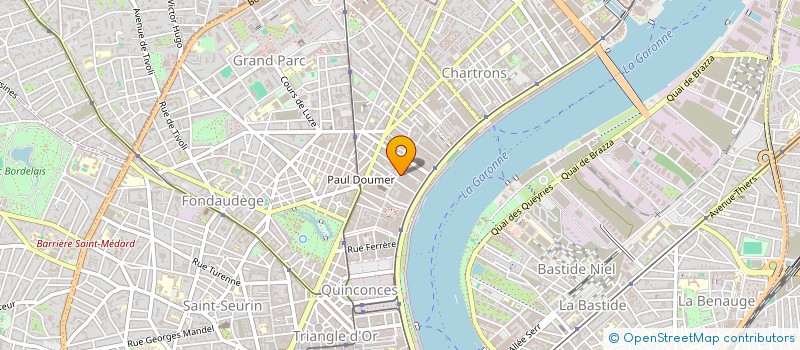 localisation de l'entreprise JAURELL à BORDEAUX