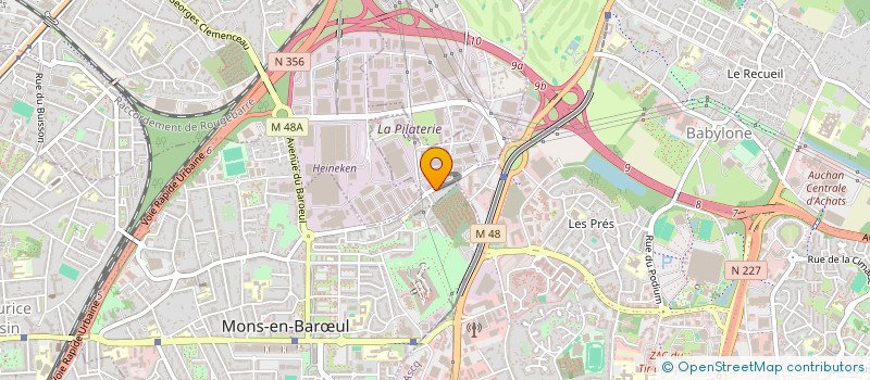 localisation de l'entreprise JAURES 06  VILLENEUVE-D'ASCQ