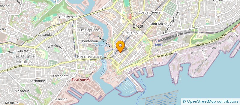 localisation de l'entreprise JAURES 161  BREST