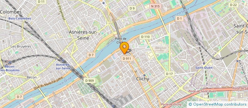 localisation de l'entreprise JAURES à CLICHY
