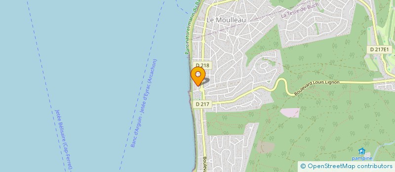 localisation de l'entreprise JAURES à LA TESTE-DE-BUCH