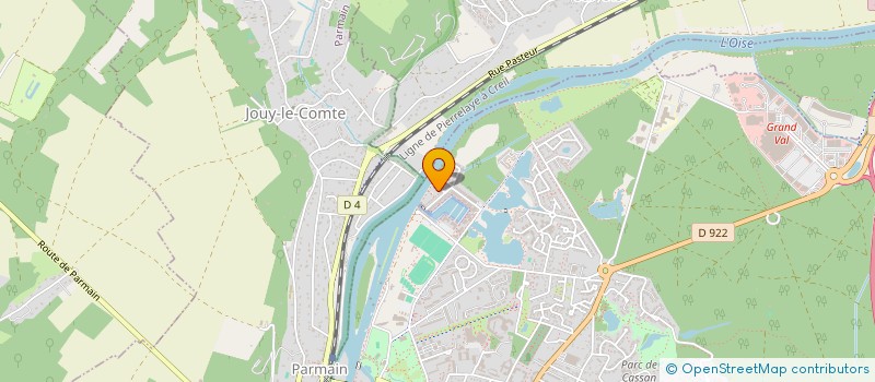 localisation de l'entreprise JAURES  L'ISLE-ADAM