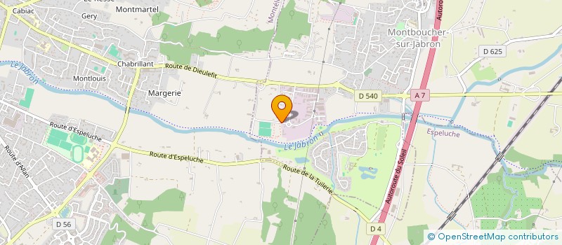 localisation de l'entreprise JAURES 76  MONTBOUCHER-SUR-JABRON