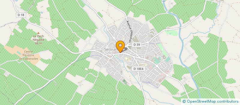 localisation de l'entreprise JAURES  SERVIAN