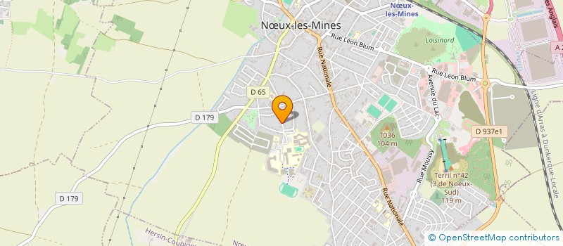 localisation de l'entreprise JAURES  NUX-LES-MINES