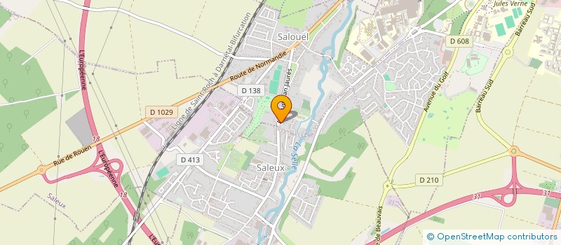 localisation de l'entreprise JAURES  SALOUEL