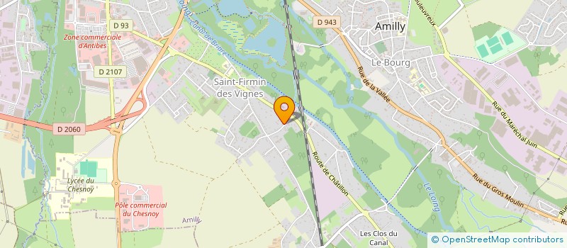 localisation de l'entreprise JAURES à AMILLY