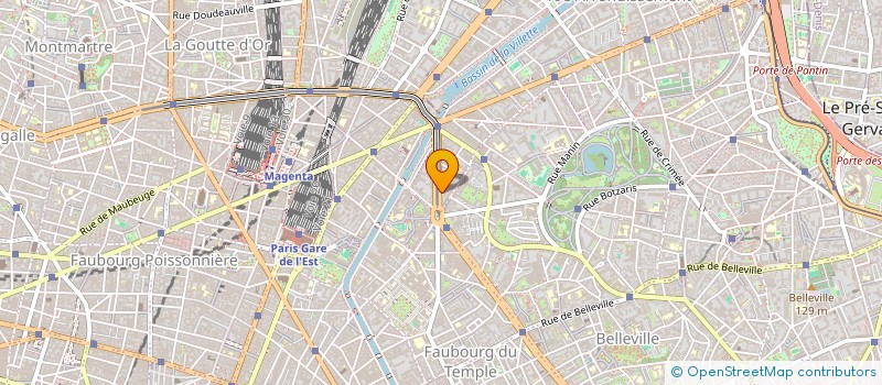 localisation de l'entreprise JAURES COIFFURE  PARIS