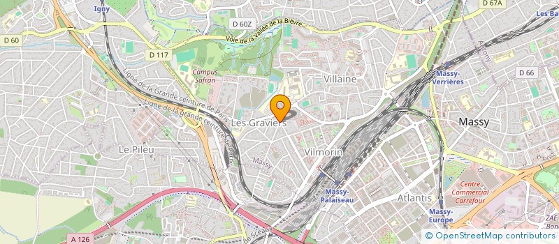 localisation de l'entreprise JAURES ESPACE à MASSY