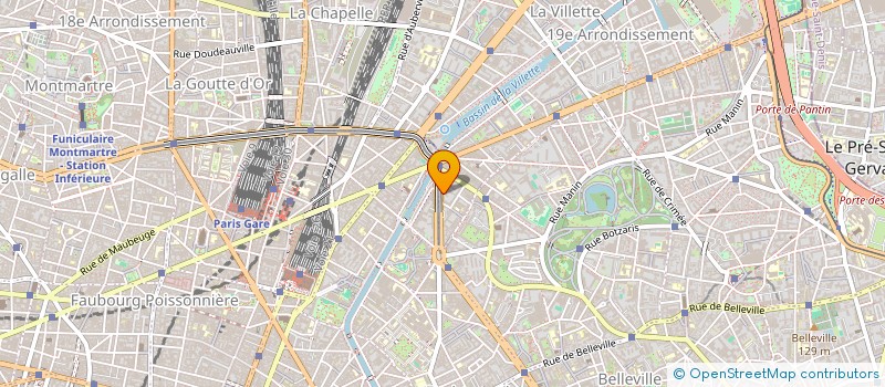 localisation de l'entreprise JAURES INFORMATIQUE ET BAZAR  PARIS