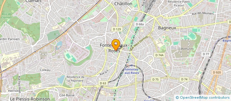 localisation de l'entreprise JAURES MATIN à FONTENAY-AUX-ROSES