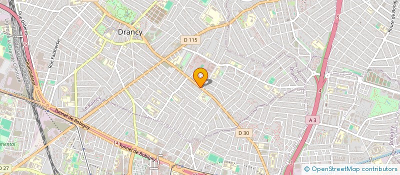 localisation de l'entreprise JAURES RAPID MARKET à DRANCY