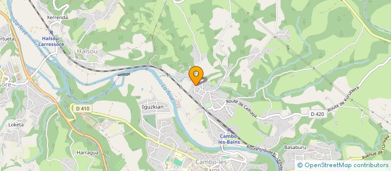 localisation de l'entreprise JAURETXEA  CAMBO-LES-BAINS