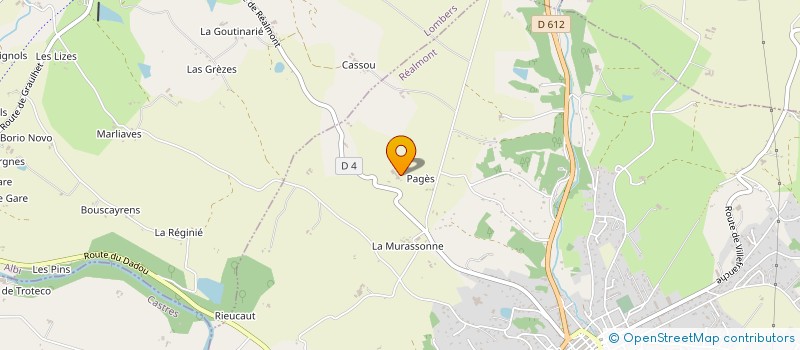 localisation de l'entreprise JAUZ.COM à REALMONT
