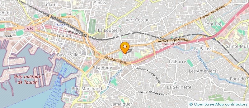 localisation de l'entreprise JAUZE BALOY JEAN MICHEL ET MARCELLE  TOULON