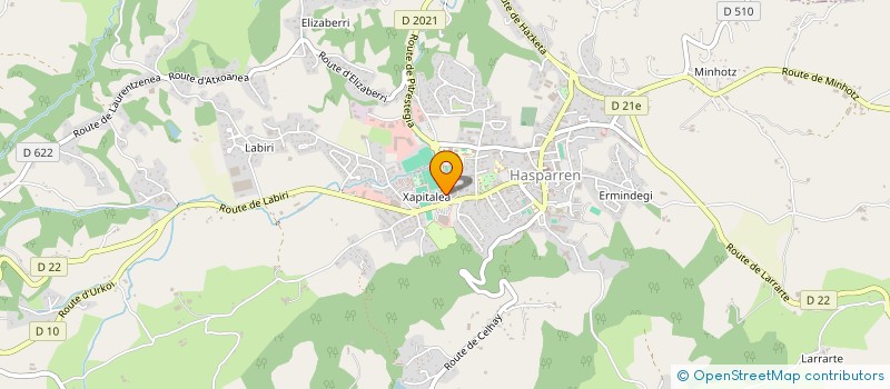 localisation de l'entreprise JAUZIKA à HASPARREN