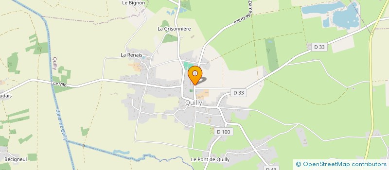 localisation de l'entreprise JAV  QUILLY