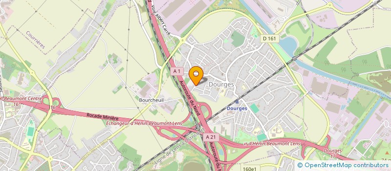 localisation de l'entreprise JAV à DOURGES