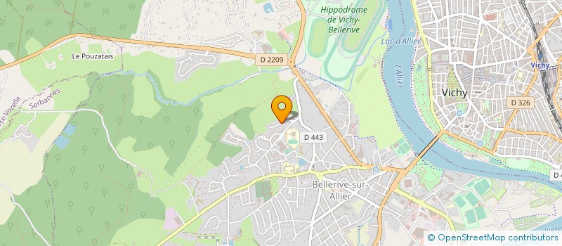 localisation de l'entreprise JAV ASSO SPORT BASKET J D ARC à BELLERIVE SUR ALLIER