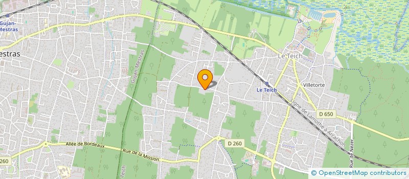 localisation de l'entreprise JAV IMMO  LE TEICH