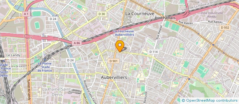 localisation de l'entreprise JAVA à LA COURNEUVE