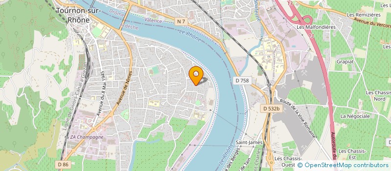 localisation de l'entreprise JAVA à TOURNON-SUR-RHONE