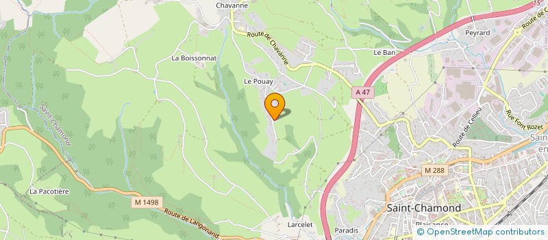 localisation de l'entreprise JAVA CAMP  SAINT-CHAMOND